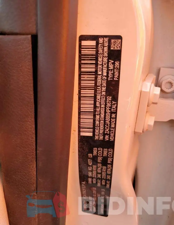 ZACCJABB5HPF96792 Photo# 12