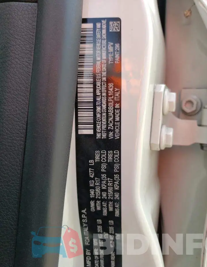ZACNJABB0LPL16436 Photo# 13