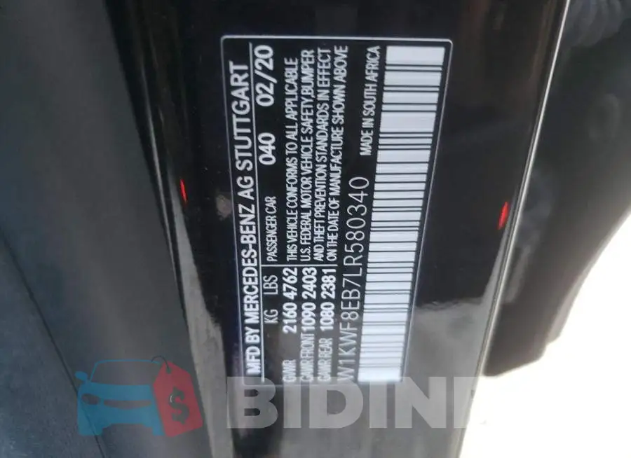 W1KWF8EB7LR580340 Photo# 12