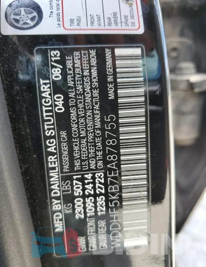 WDDHF5KB7EA878755 Photo# 12