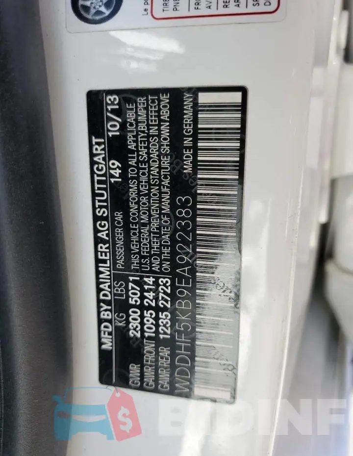 WDDHF5KB9EA922383 Photo# 12