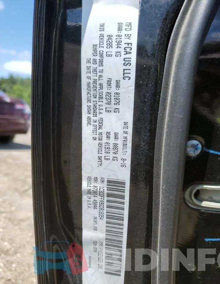 1C3CDFFA9GD818354 Photo# 13