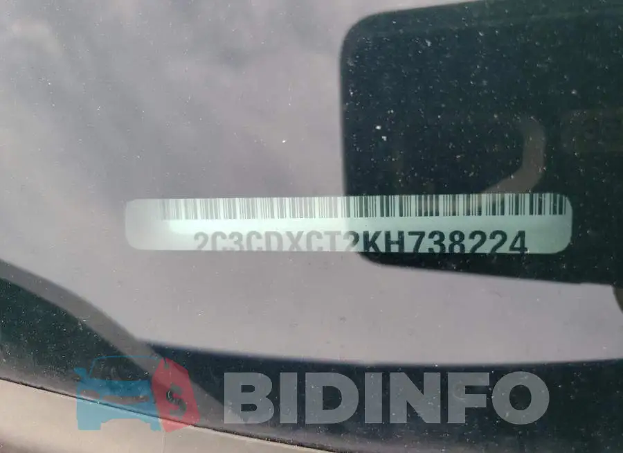 2C3CDXCT2KH738224 Photo# 13