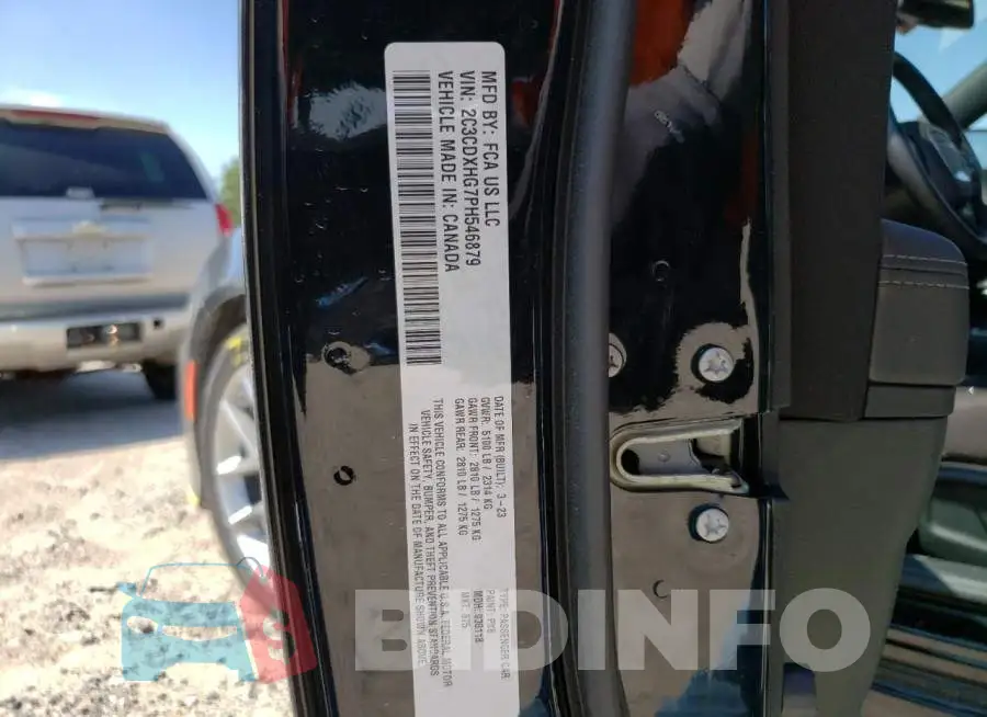2C3CDXHG7PH546879 Photo# 13