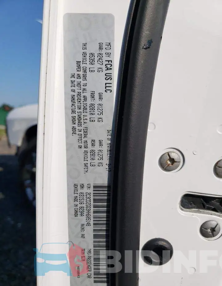 2C3CDZGG3HH605148 Photo# 13