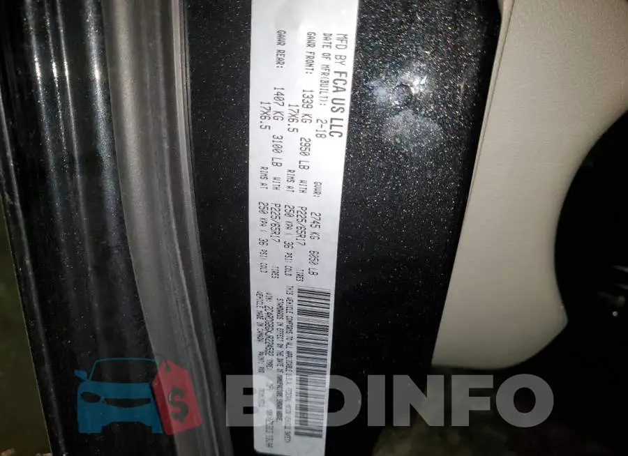 2C4RDGBGXJR224592 Photo# 13