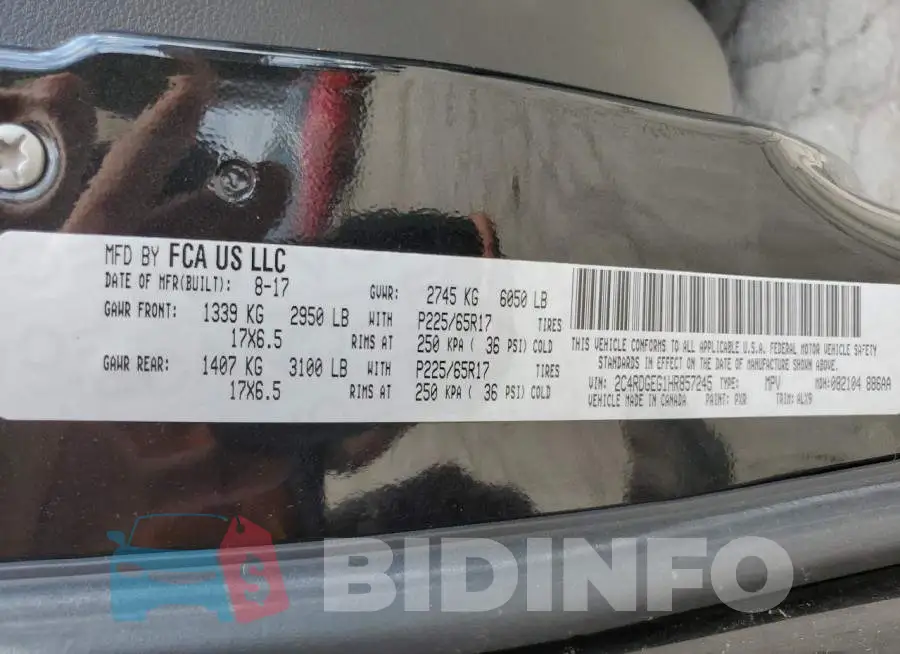 2C4RDGEG1HR857245 Photo# 13