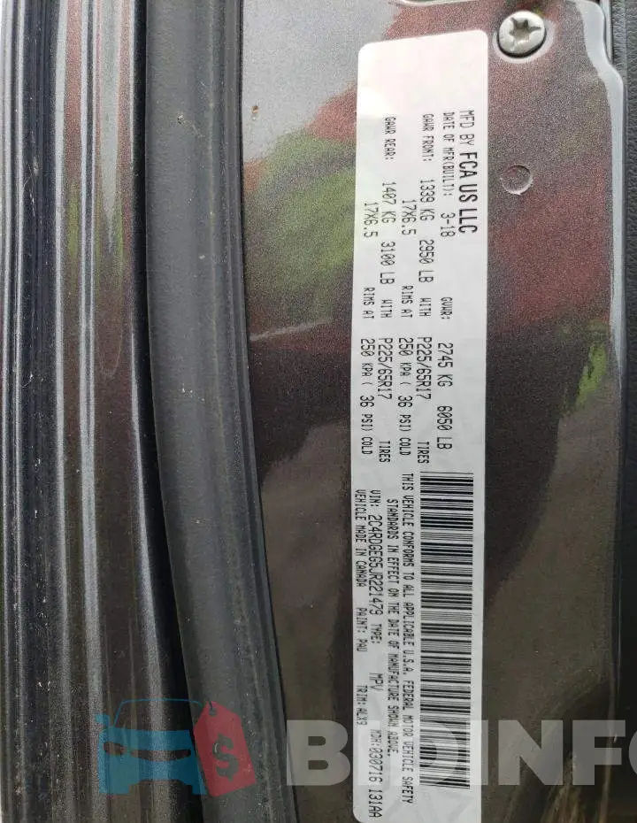 2C4RDGEG5JR221479 Photo# 14