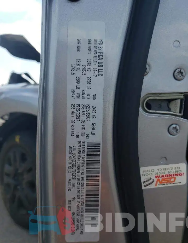 3C4PDCAB6JT183591 Photo# 14