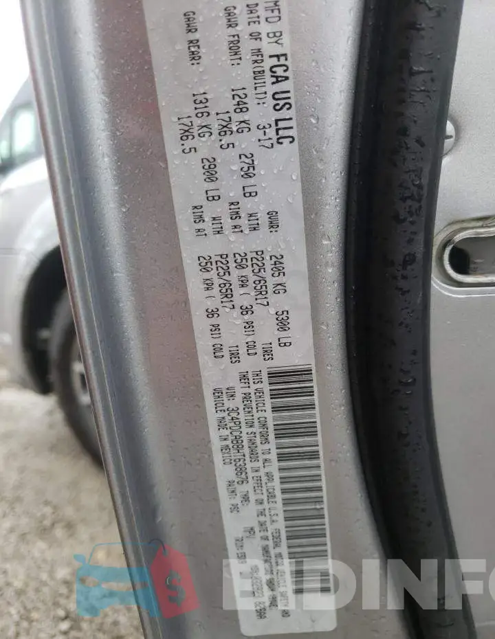 3C4PDCAB8HT638676 Photo# 13