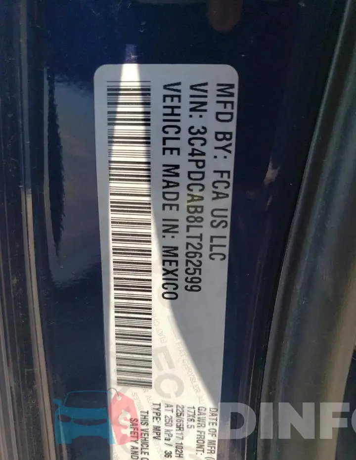 3C4PDCAB8LT262599 Photo# 12