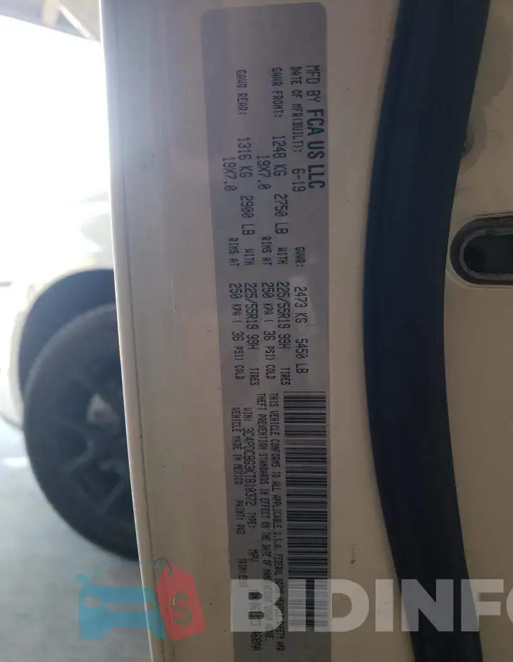 3C4PDCBG3KT810372 Photo# 13