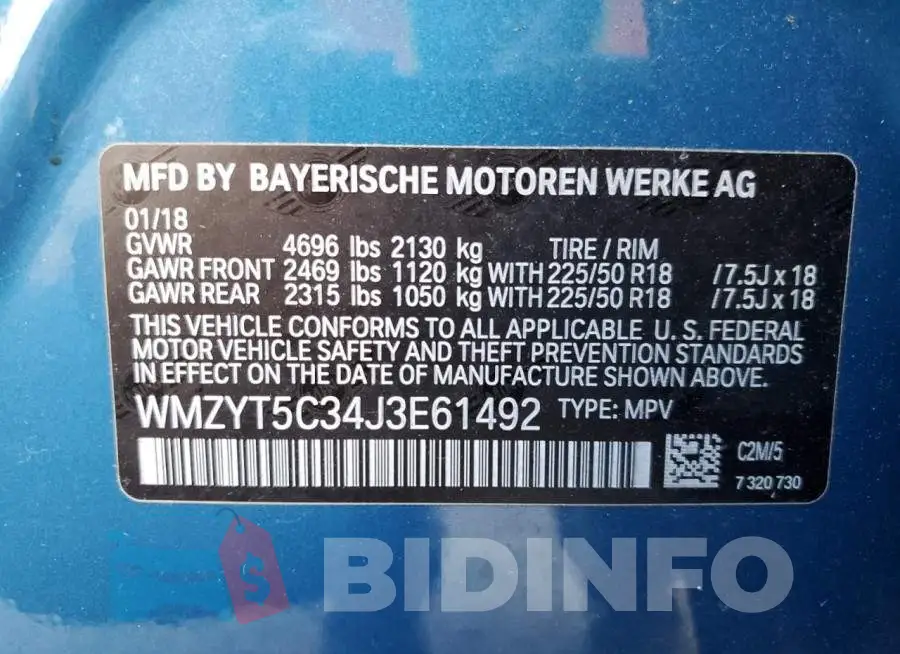 WMZYT5C34J3E61492 Photo# 12