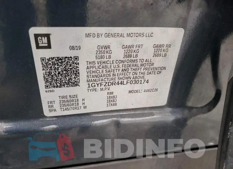 1GYFZDR44LF030174 Photo# 12