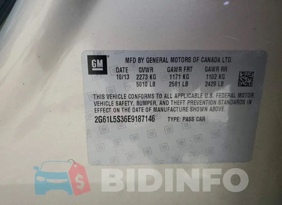 2G61L5S36E9187146 Photo# 13