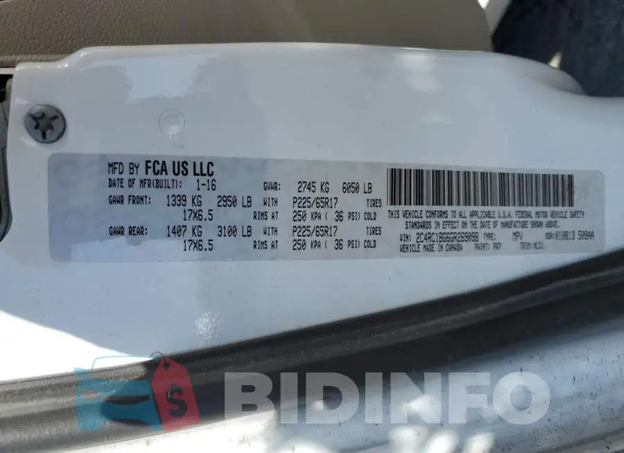 2C4RC1BG6GR269098 Photo# 14