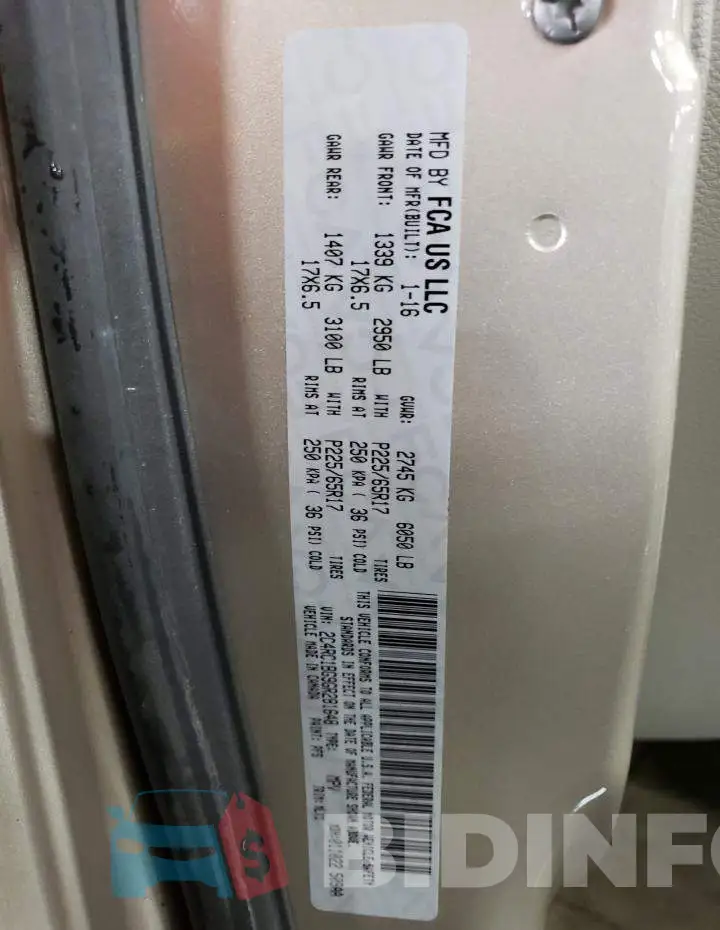 2C4RC1BG9GR281648 Photo# 13