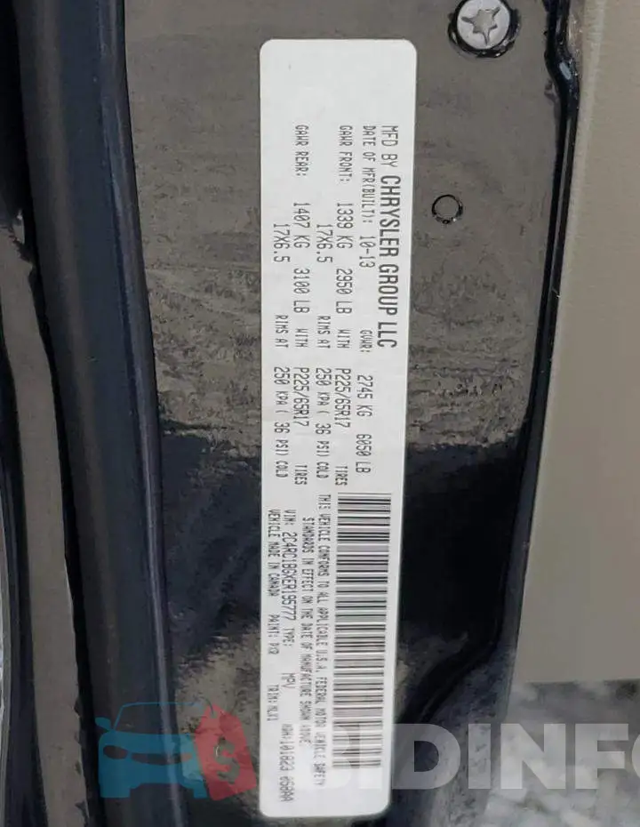 2C4RC1BGXER195777 Photo# 13