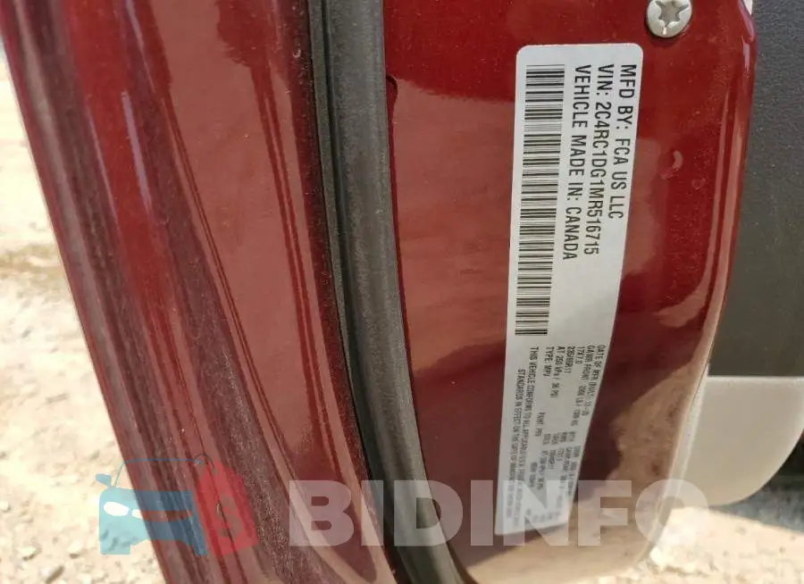 2C4RC1DG1MR516715 Photo# 13