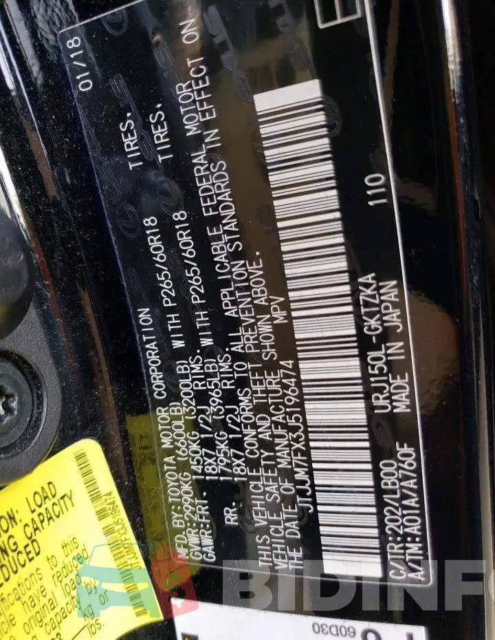 JTJJM7FX3J5196474 Photo# 13