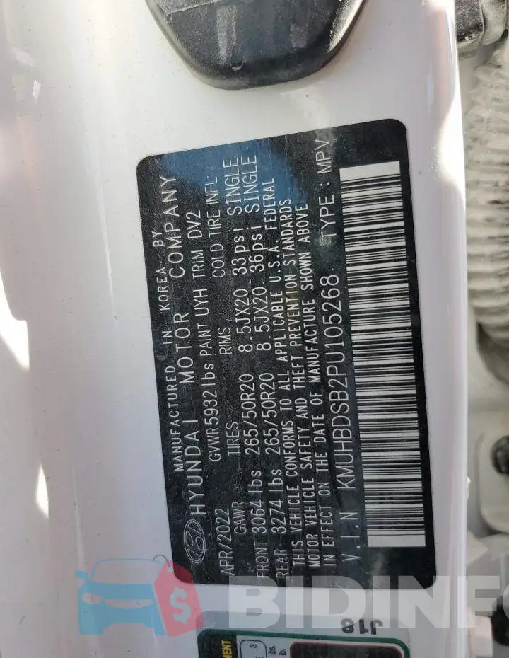 KMUHBDSB2PU105268 Photo# 13