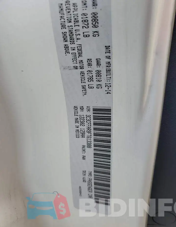 3C3CFFAR9FT613388 Photo# 12