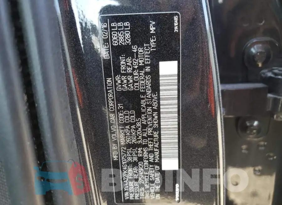 YV4A22PK4G1075772 Photo# 14