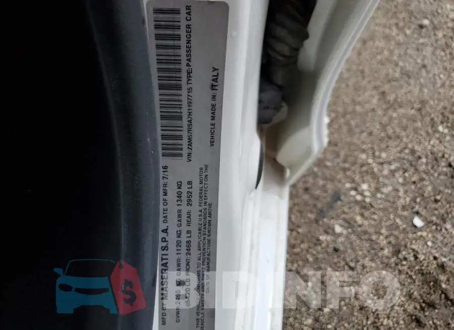 ZAM57RSA7H1197715 Photo# 12