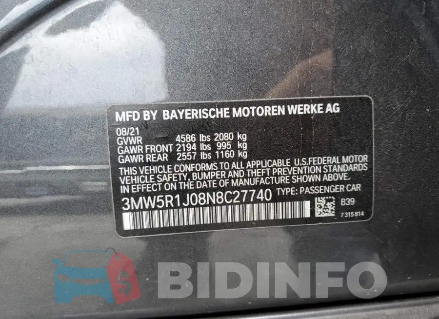 3MW5R1J08N8C27740 Photo# 12