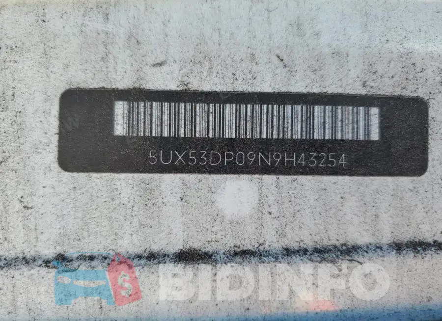 5UX53DP09N9H43254 Photo# 13