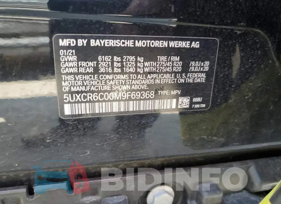 5UXCR6C00M9F69368 Photo# 14
