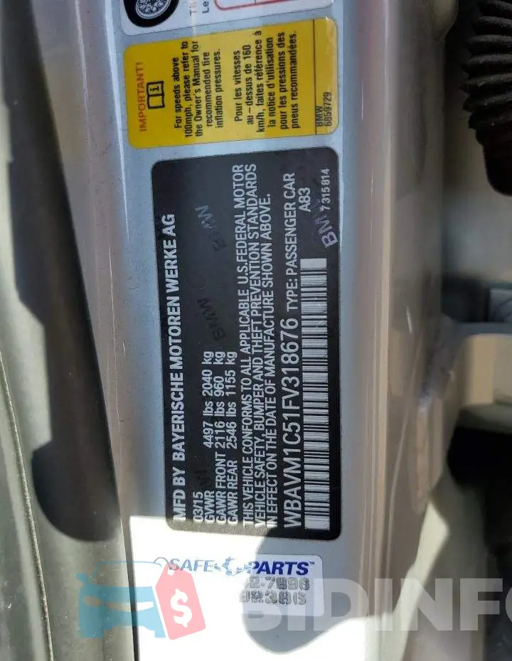 WBAVM1C51FV318676 Photo# 13
