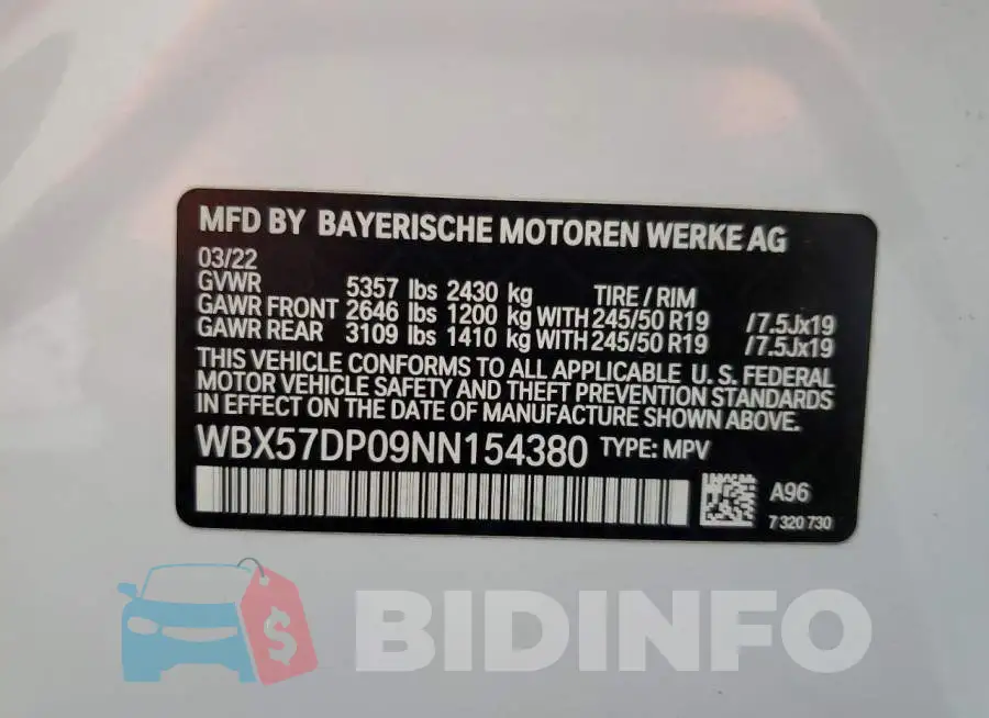 WBX57DP09NN154380 Photo# 13