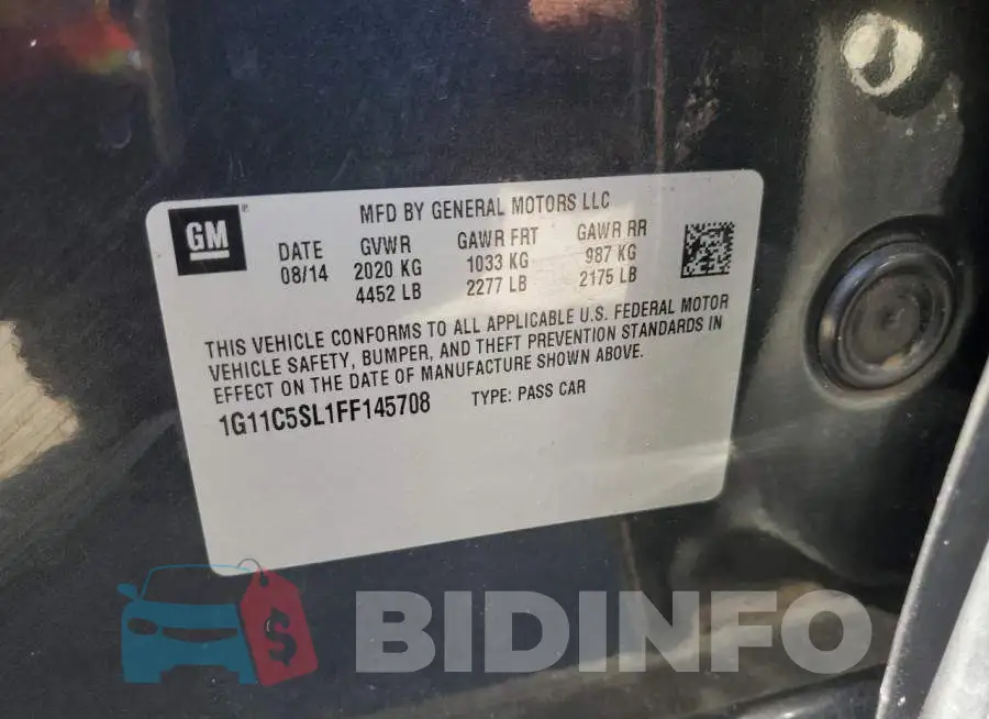 1G11C5SL1FF145708 Photo# 13