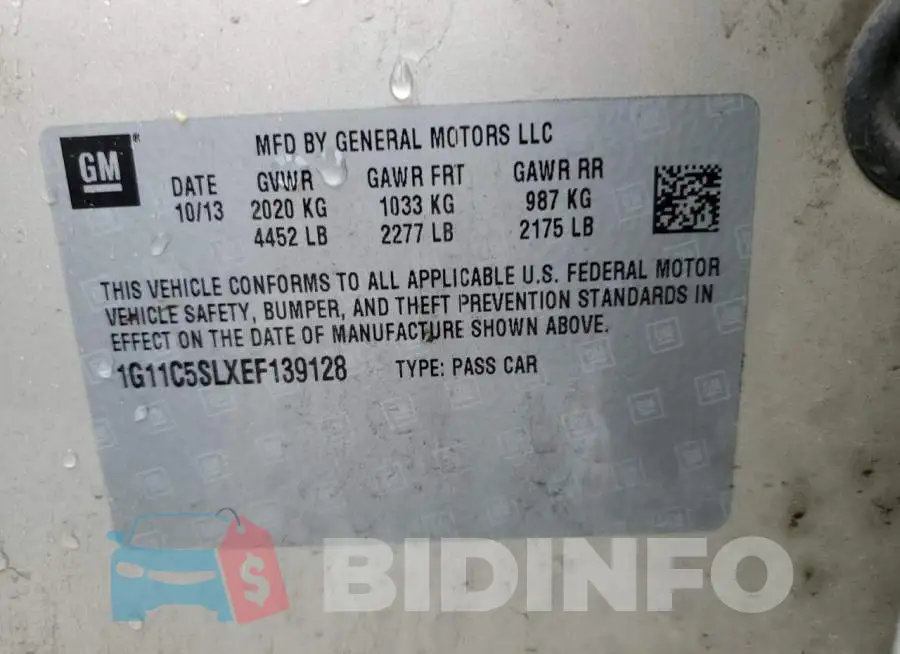 1G11C5SLXEF139128 Photo# 13