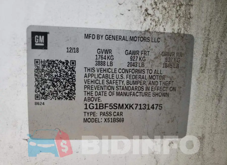 1G1BF5SMXK7131475 Photo# 12