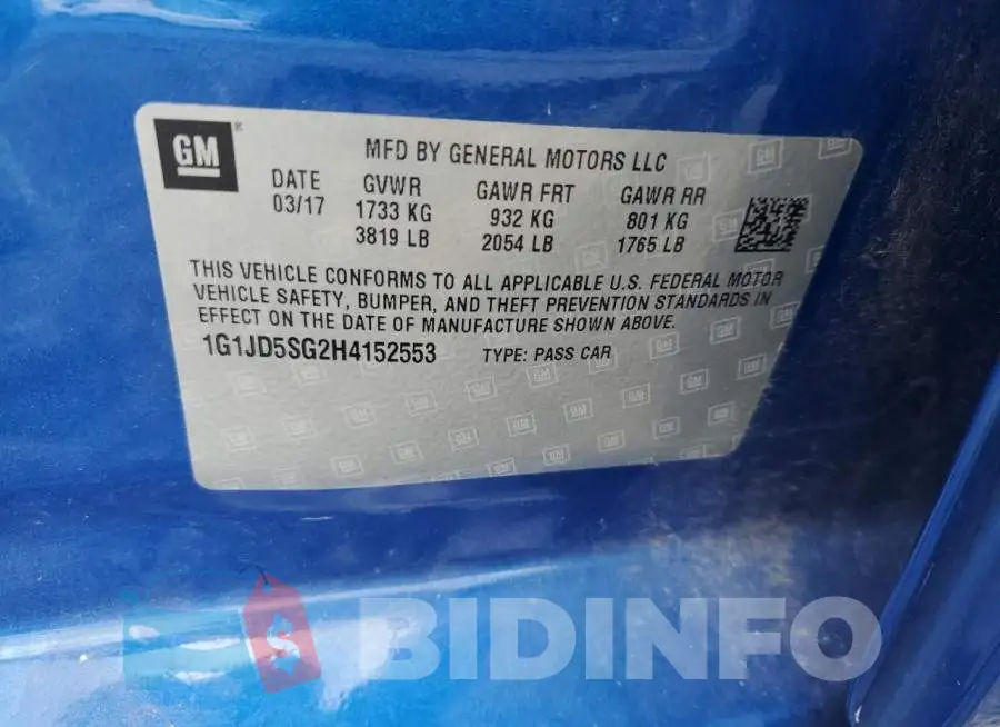 1G1JD5SG2H4152553 Photo# 12