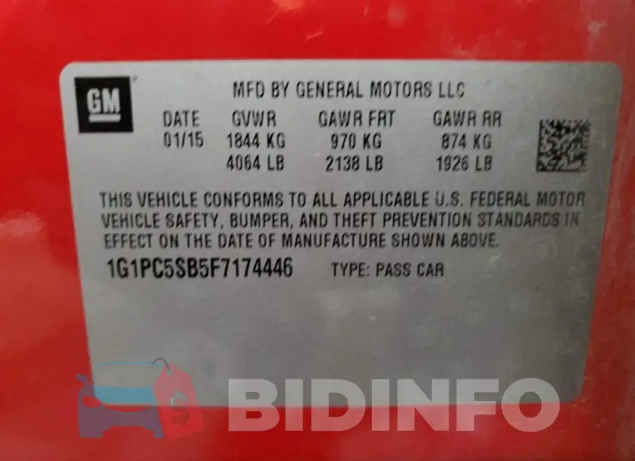 1G1PC5SB5F7174446 Photo# 12