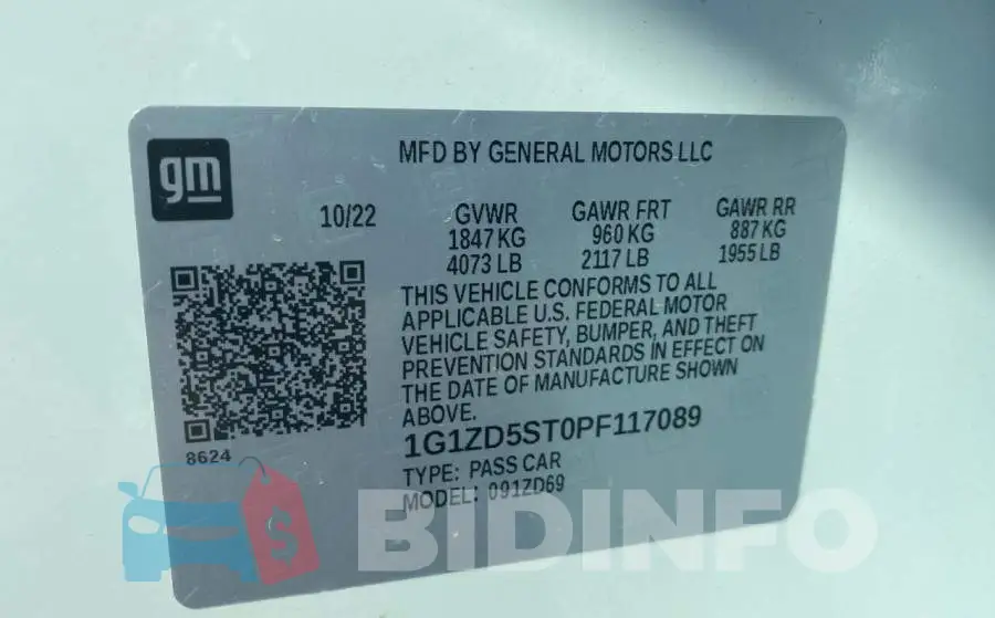 1G1ZD5ST0PF117089 Photo# 10