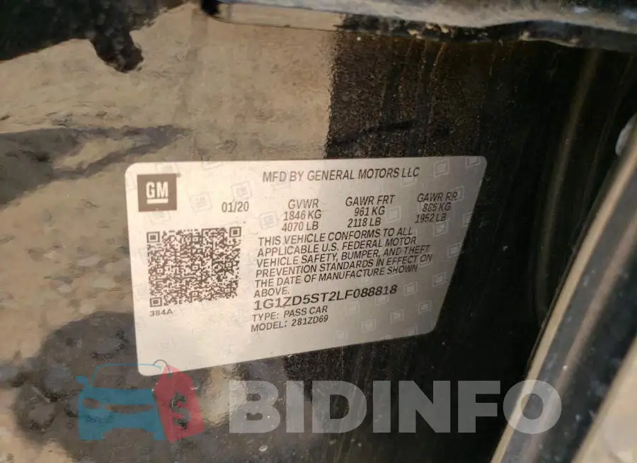 1G1ZD5ST2LF088818 Photo# 12