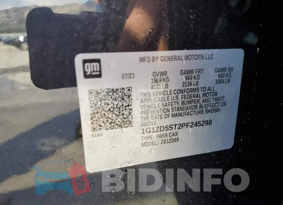 1G1ZD5ST2PF245298 Photo# 12
