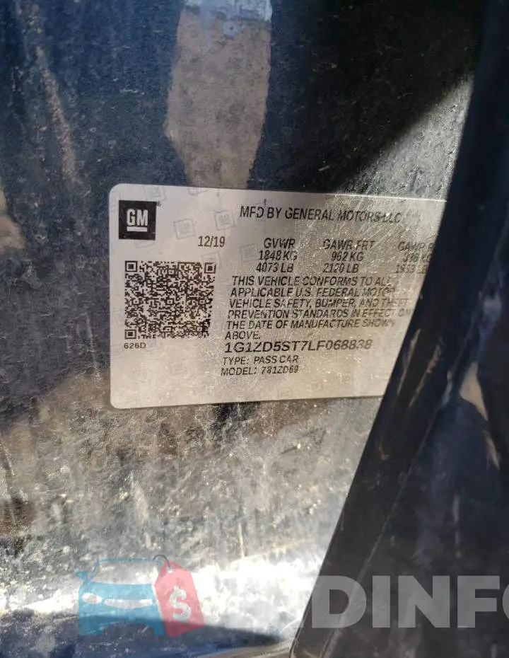 1G1ZD5ST7LF068838 Photo# 12