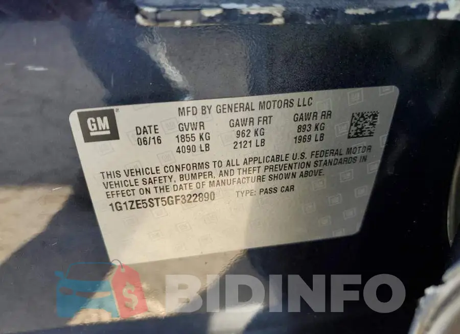 1G1ZE5ST5GF322890 Photo# 12