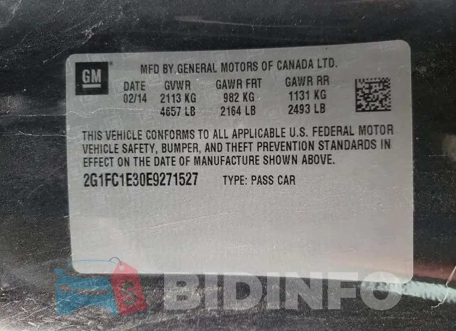 2G1FC1E30E9271527 Photo# 12