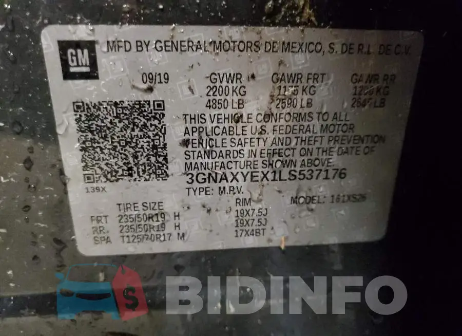 3GNAXYEX1LS537176 Photo# 13