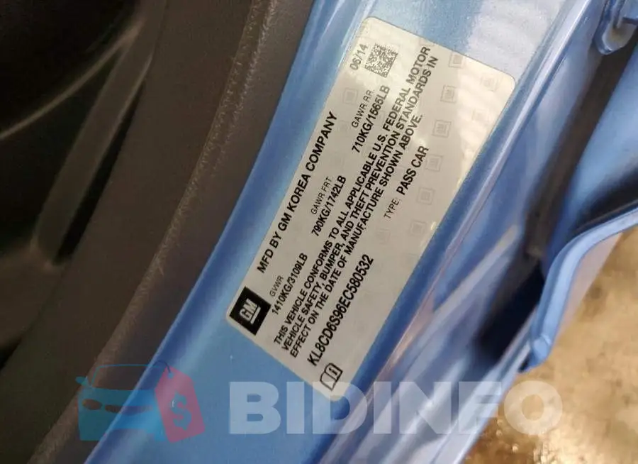 KL8CD6S96EC580532 Photo# 12