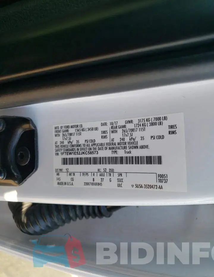 1FTEW1E52JKC58573 Photo# 12