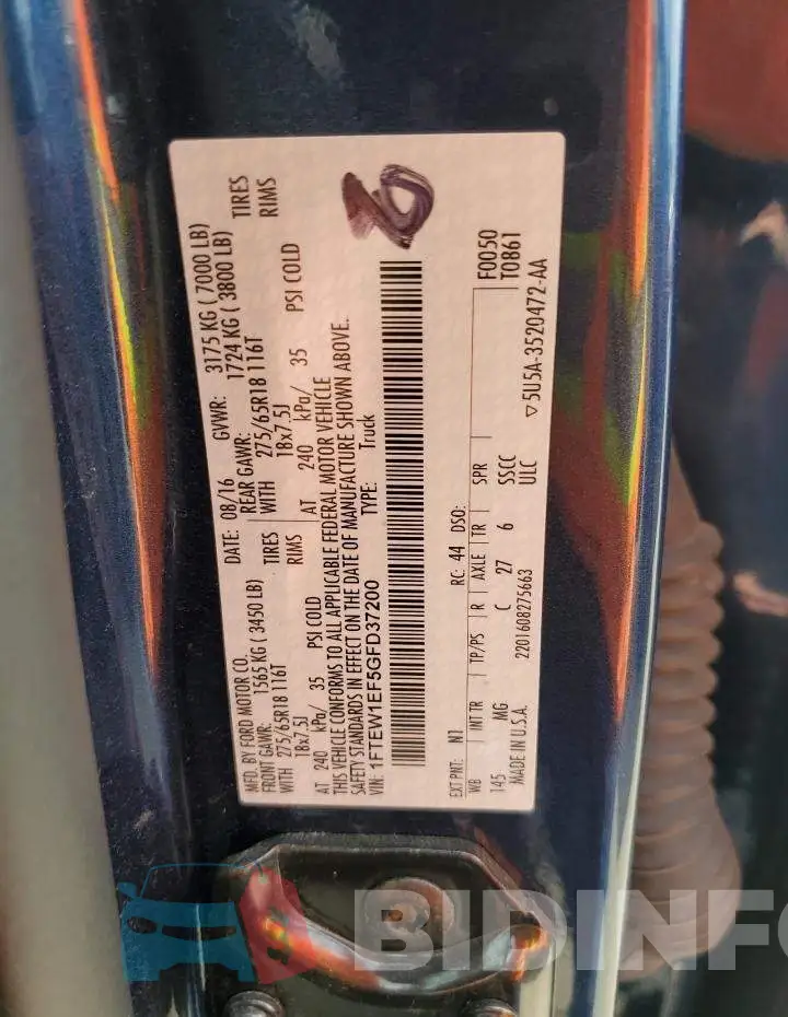 1FTEW1EF5GFD37200 Photo# 12