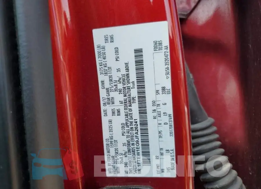1FTEW1EG9JFA26241 Photo# 12