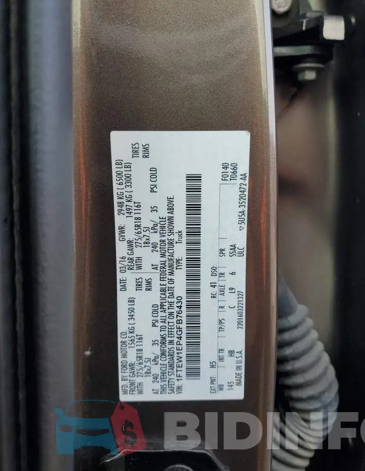 1FTEW1EP4GFB76430 Photo# 10